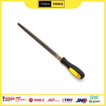 kikir 8 inch bentuk segitiga