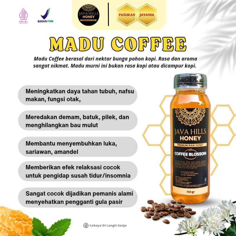 Madu Coffe Blossom Java Hills Honey