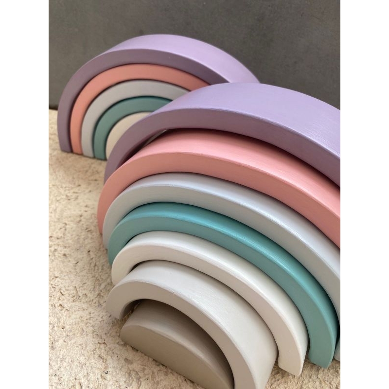 Purple Pastel Rainbow Stacker 7