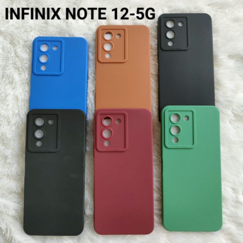 Softcase macaron pro camera for infinix note 12 5G