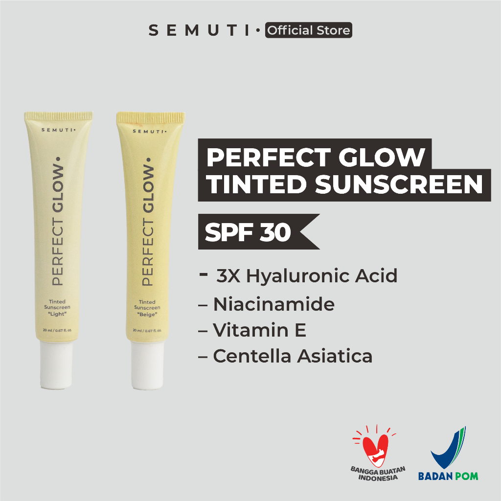 [BPOM] SEMUTI PERFECT GLOW TINTED SUNSCREEN