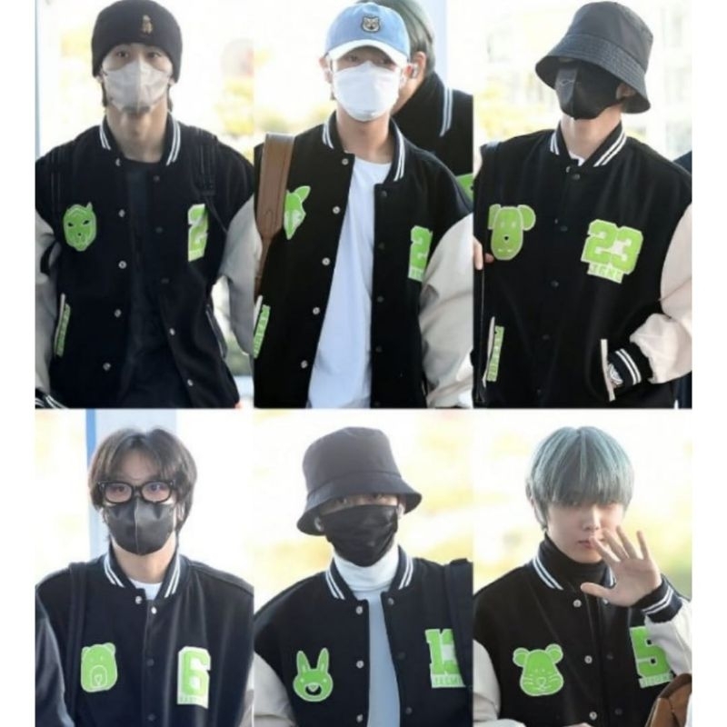 JAKET VARSITY Nct dream character