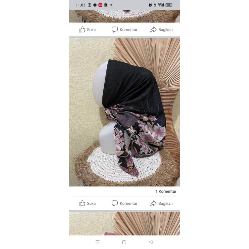 jilbab voal + label