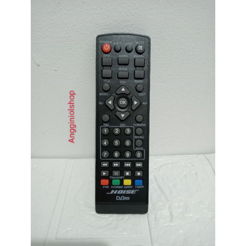 REMOT SET TOP BOX DVB T2 NOISE