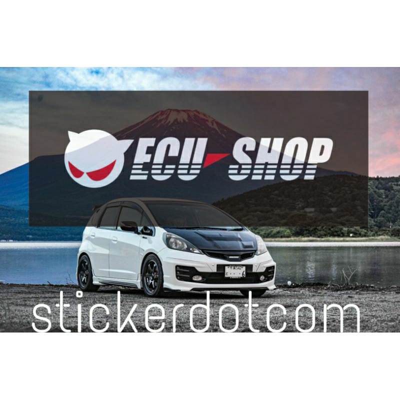 STIKER CUTTING ECU SHOP