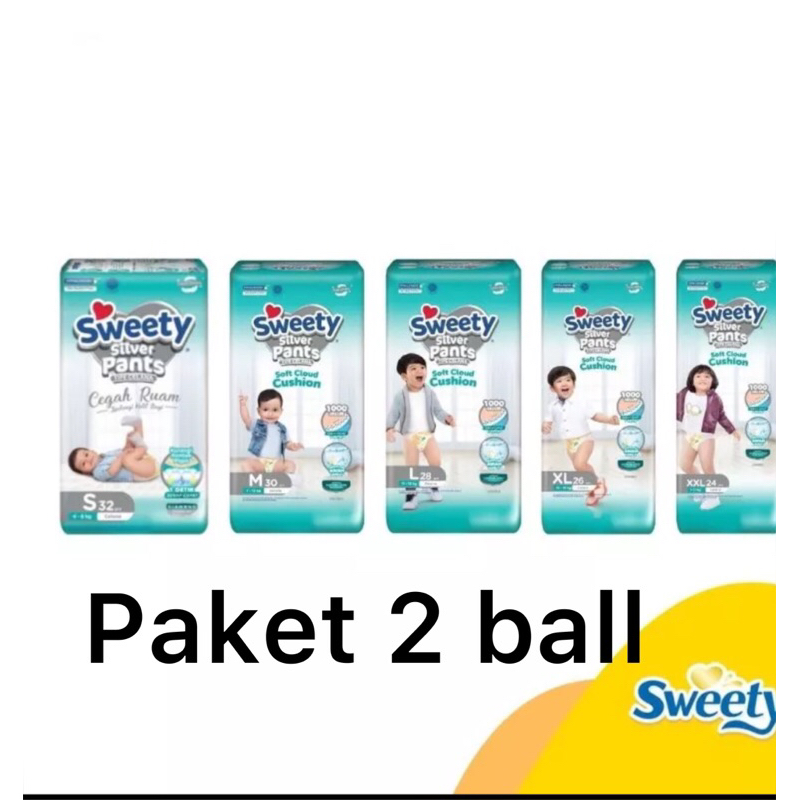 Sweety Silver paket 2 ball