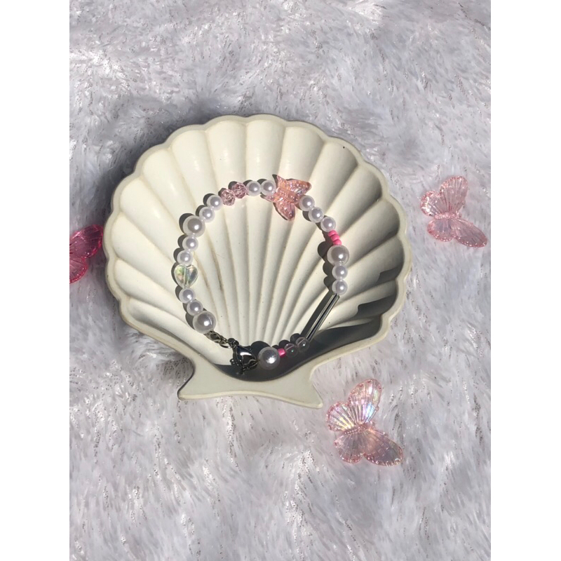 gelang pearl butterfly