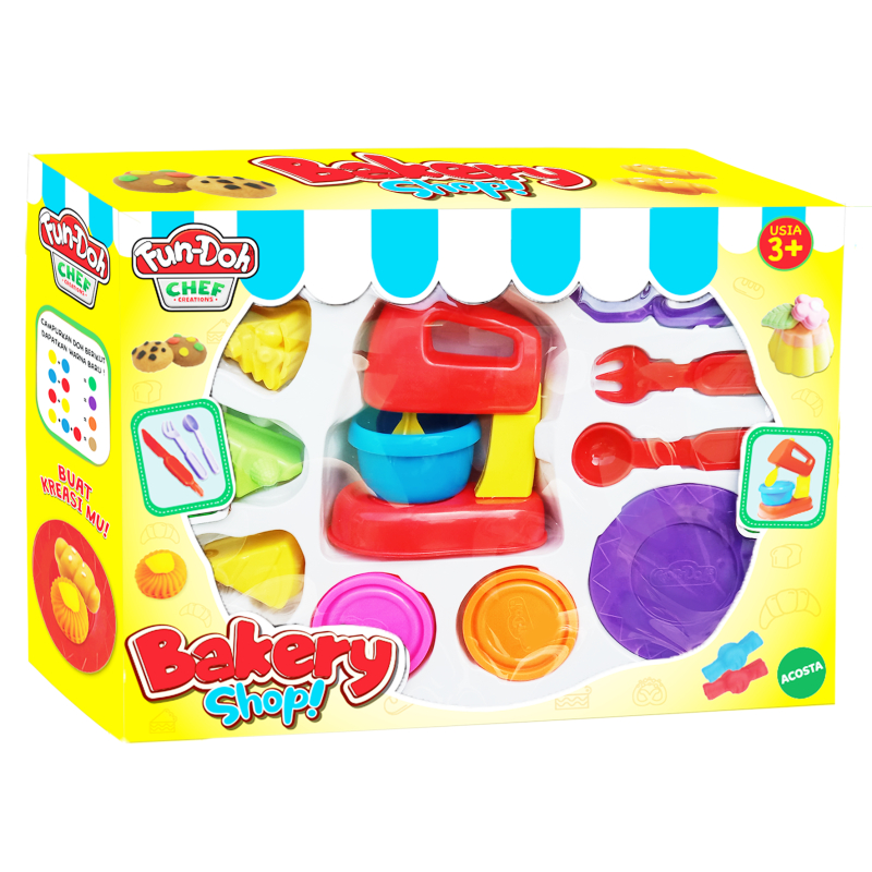 Mainan fun doh bakery shop