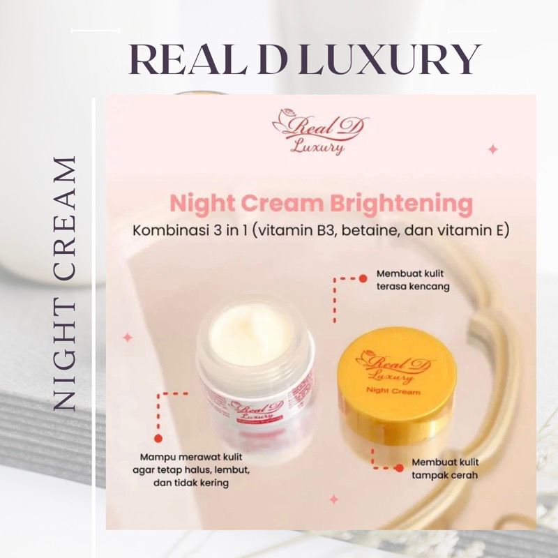 REAL D LUXURY NIGHT CREAM