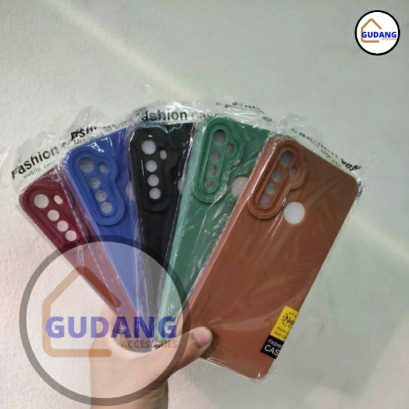 SOFTCASE MACARON TYPE HP REALME 5 | 5i | 5PRO | CASE PRO CAMERA