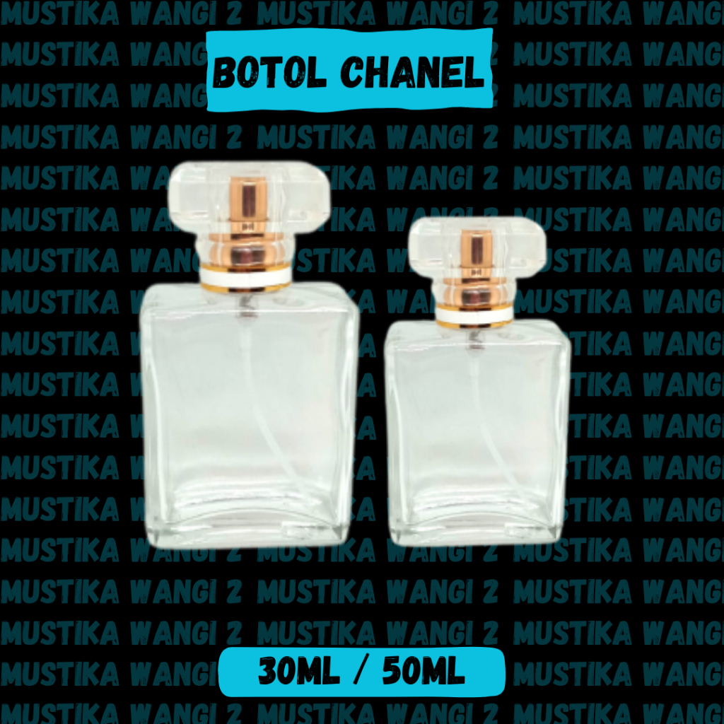 Botol kosong chan*el 30ml dan 50ml