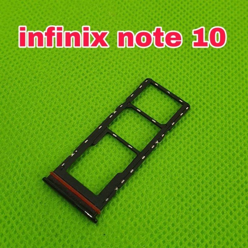 simlock simtray infinix x693 note 10 black