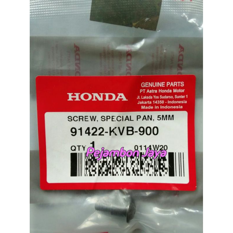91422KVB900 SCREW SPECIAL PAN 5MM