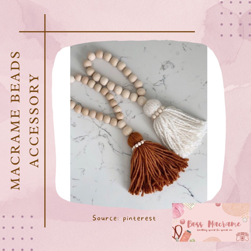 Gantungan macrame|Aksesoris Macrame|pernak pernik macrame