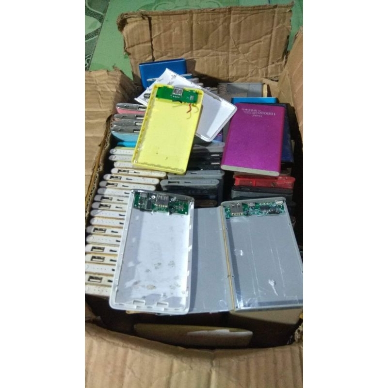 modul power bank set wadah