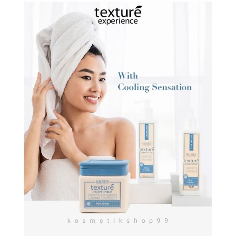 Makarizo Texture Experience MINT Shampoo / Conditoner / Creambath