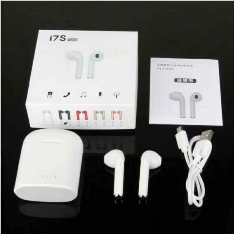 Earphone Bluetooth i7s headset Handsfree