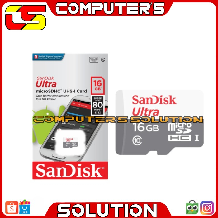 Micro Sd Sandisk 16 Gb