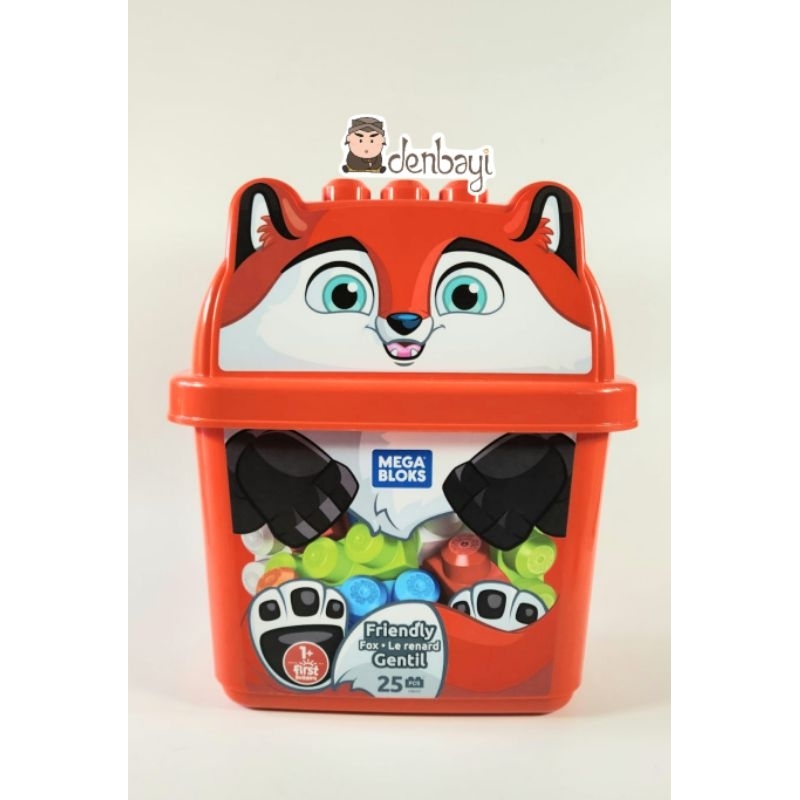 Mega Bloks First Builders, Fox. Mainan Edukatif Anak