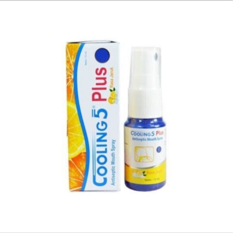 Cooling 5 Plus Obat Semprot Sariawan + Sakit Gigi