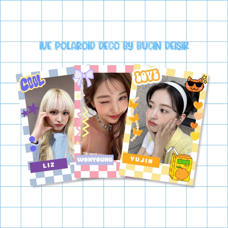 Polaroid Deco KPOP IVE