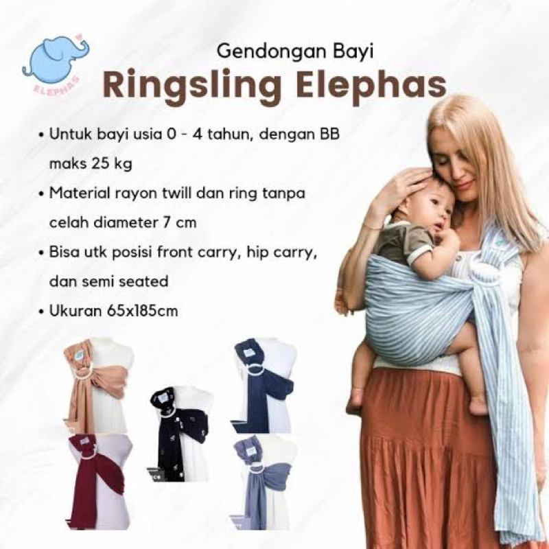 gendongan ringsling elphas