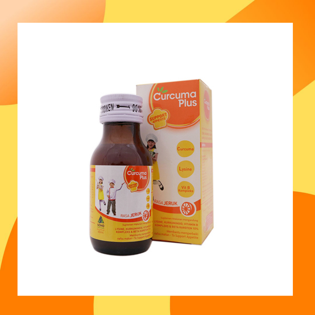 Curcuma Plus Support Appetite Rasa Jeruk 60ml