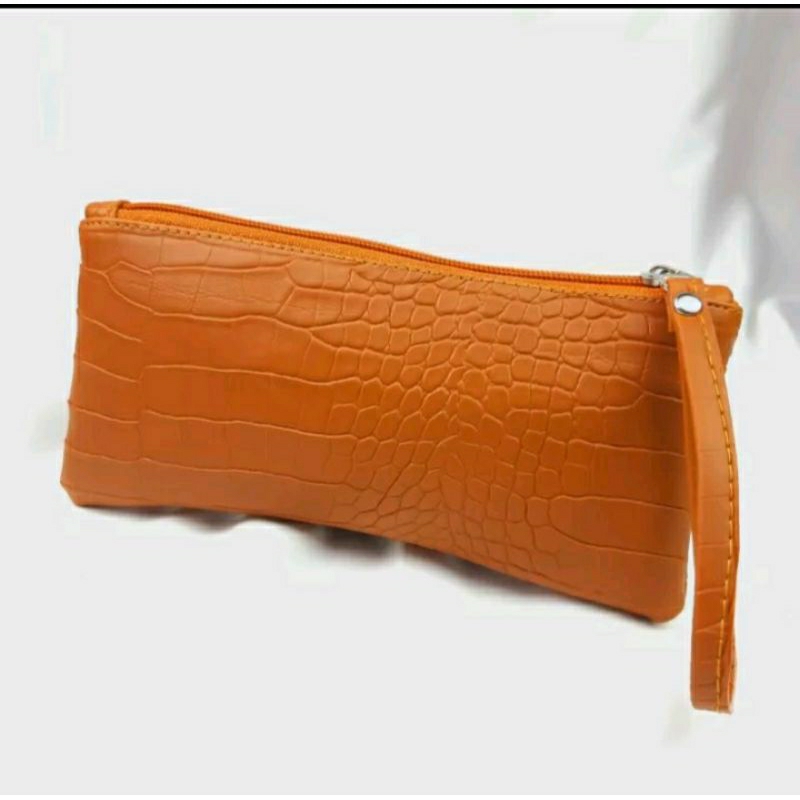 Pouch kulit croco