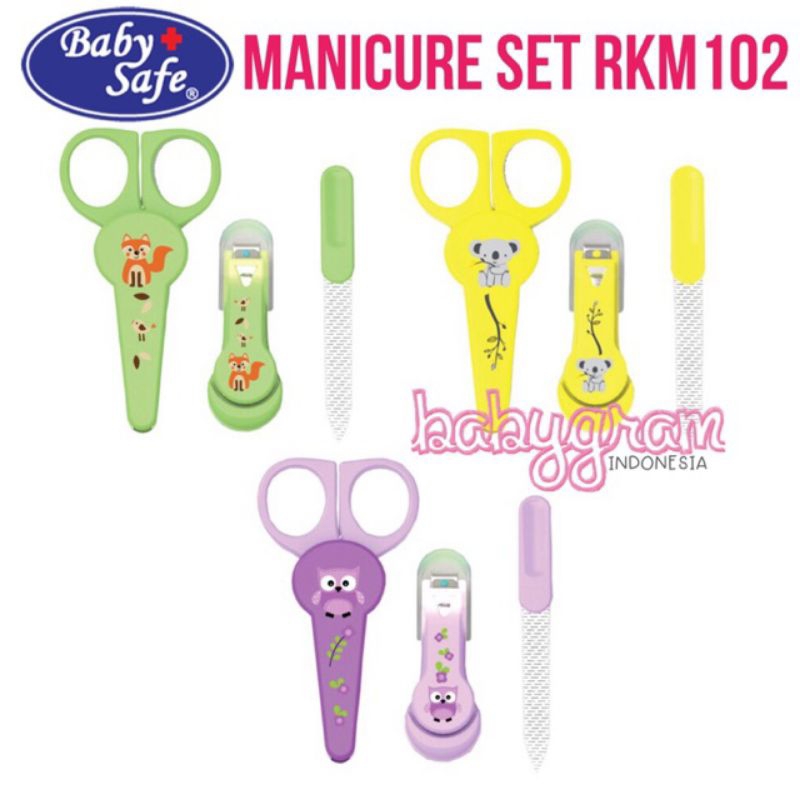 Manucure set baby safe lucu