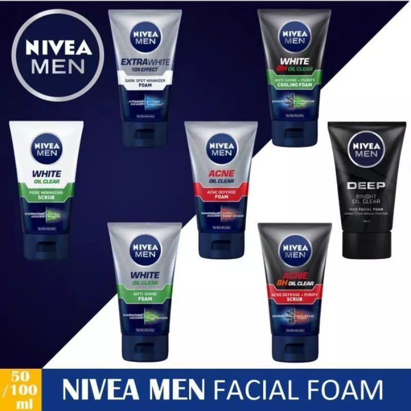 Nivea Men Facial Foam 100ml