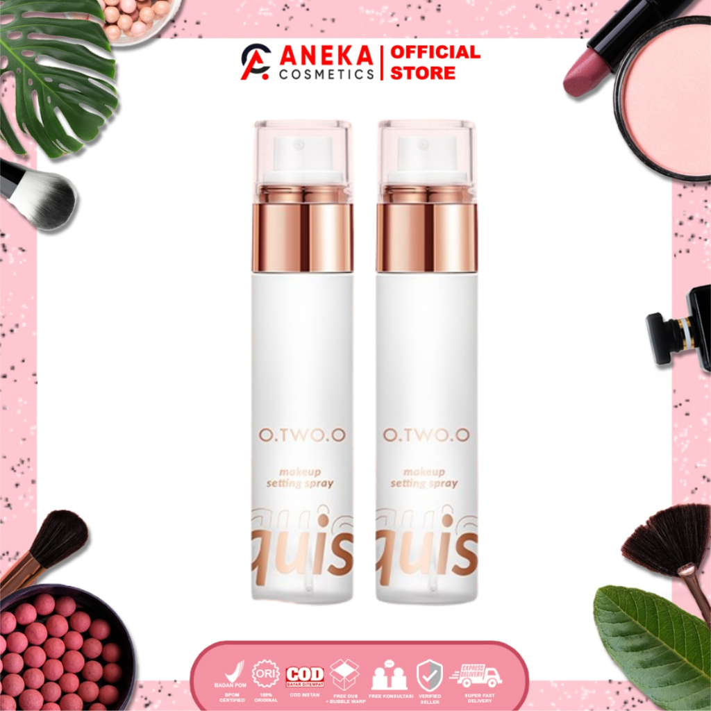 O.TWO.O MOISTURIZING SPRAY MAKEUP SETTING SPRAY LONG-LASTING LOCK MAKEUP