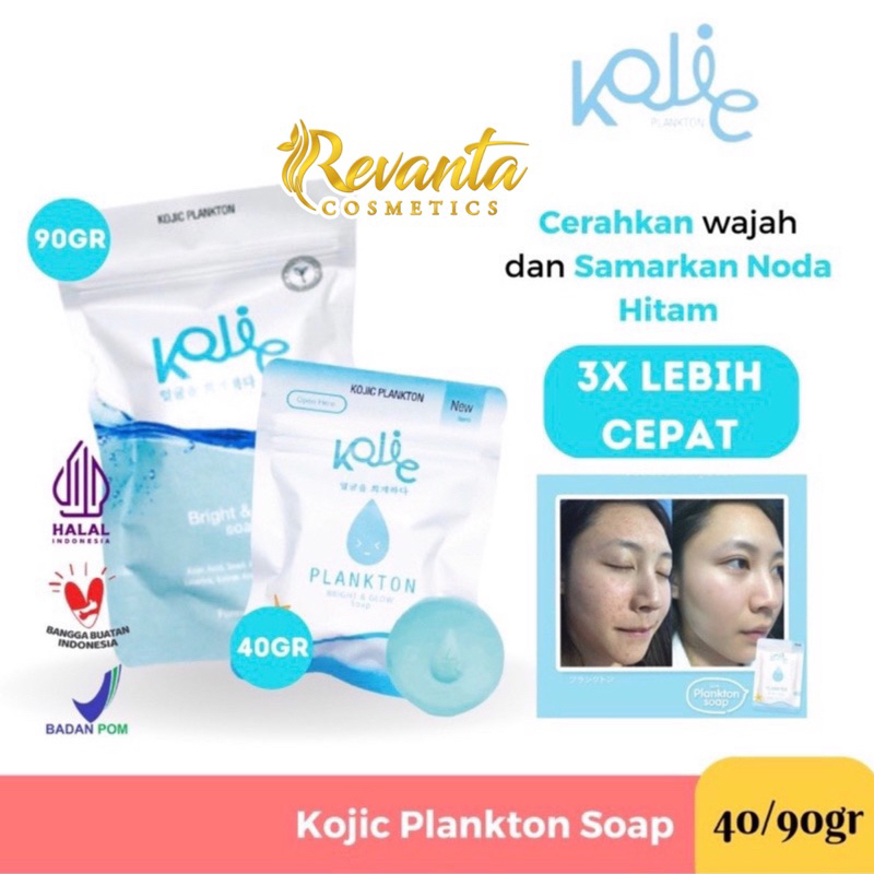 kojic plankton face & body soap 40gr/90gr