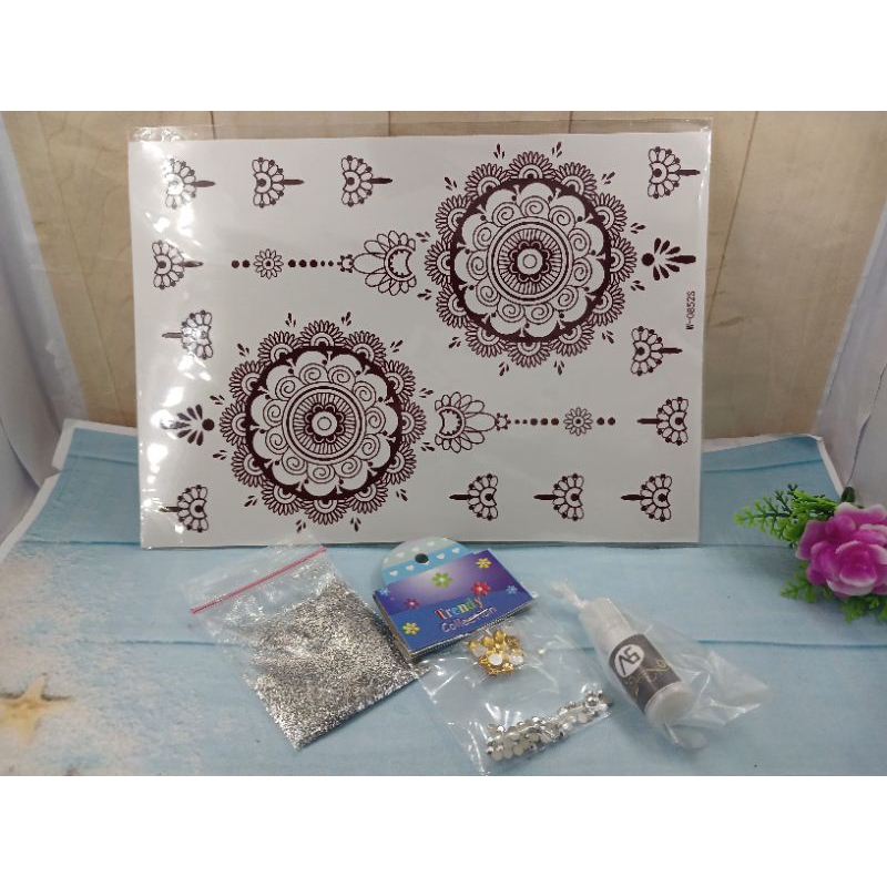 HENNA TEMPEL STIKER HENNA WEDDING