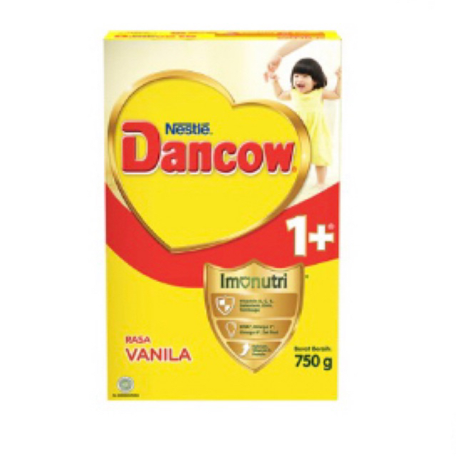 dancow 1+ vanilla 750 gr