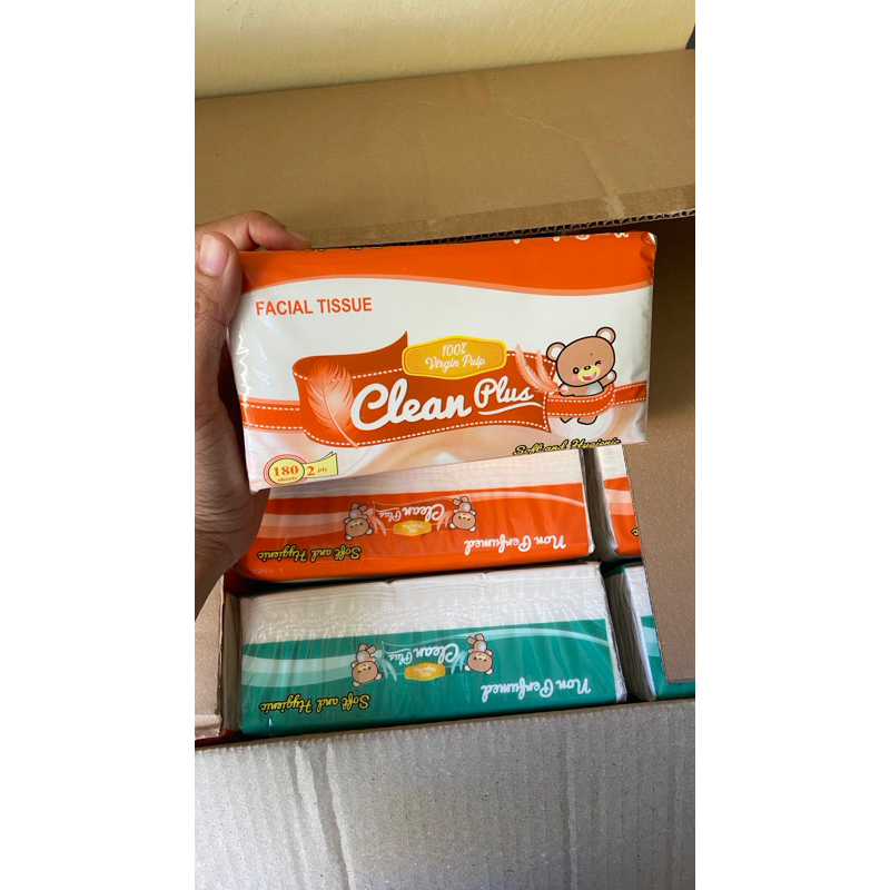 Bunding 4 pack Tisue clean plus