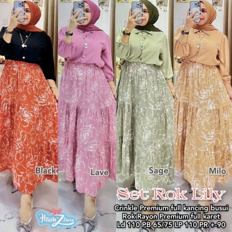 SET ROK LILY BY HAMSTORE