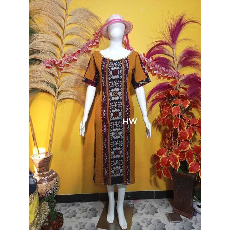 DRESS TENUN MUTIARA