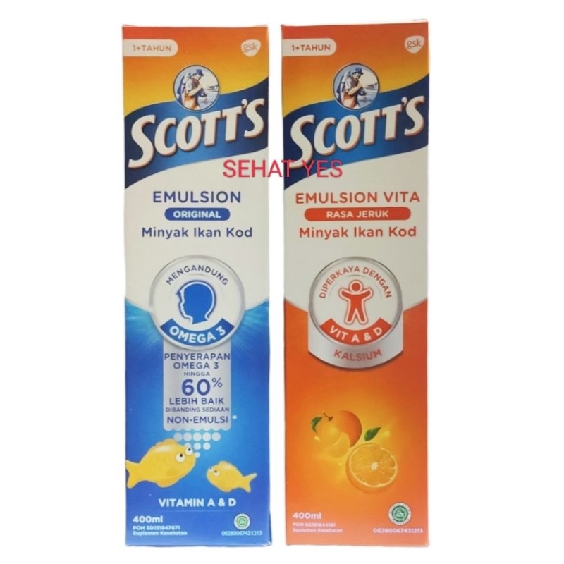 SCOTTS EMULSION RASA ORANGE 400ML