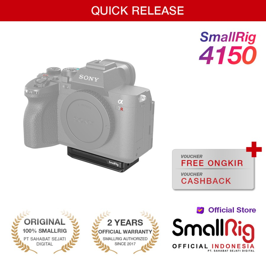 SmallRig Quick Release Mount Plate for AirTag MD4150