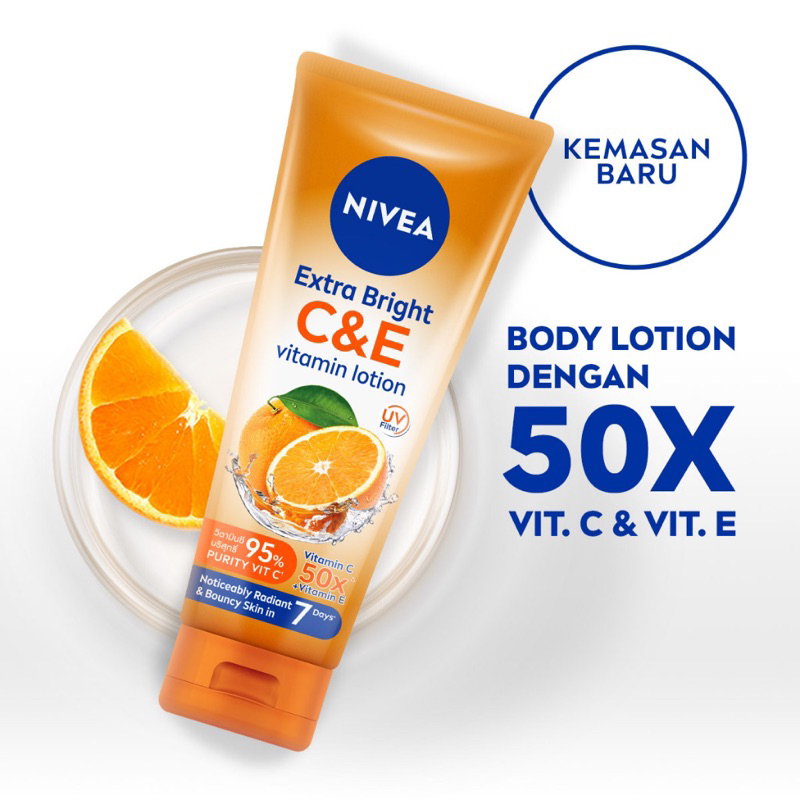 [BPOM] NIVEA EXTRA BRIGHT C & E VITAMIN LOTION
