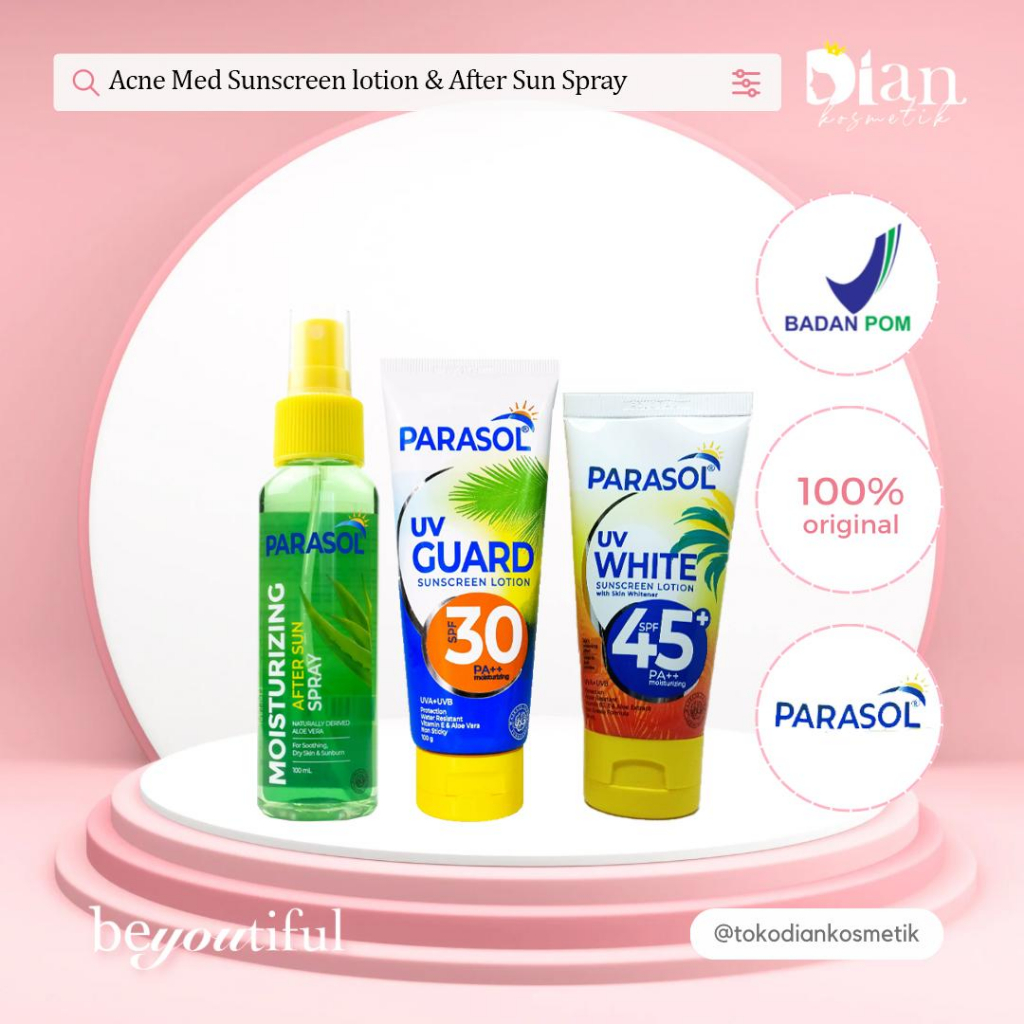 Parasol Sunscreen & Moisturizing after sun Spray