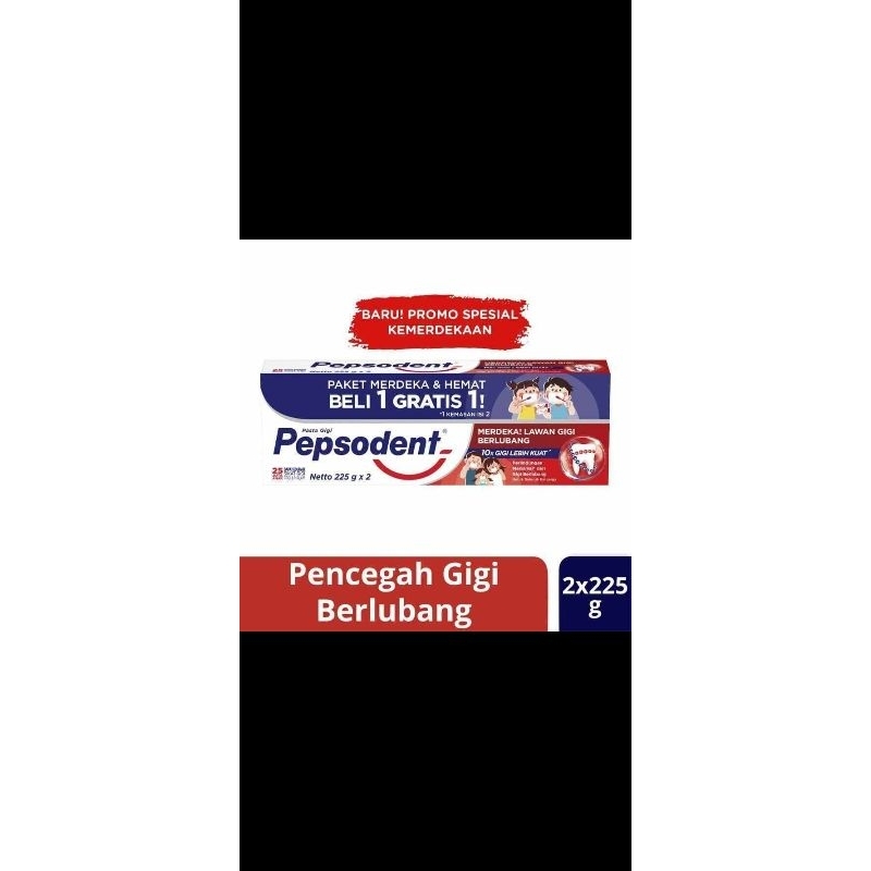 Pepsodent 225gr x 2