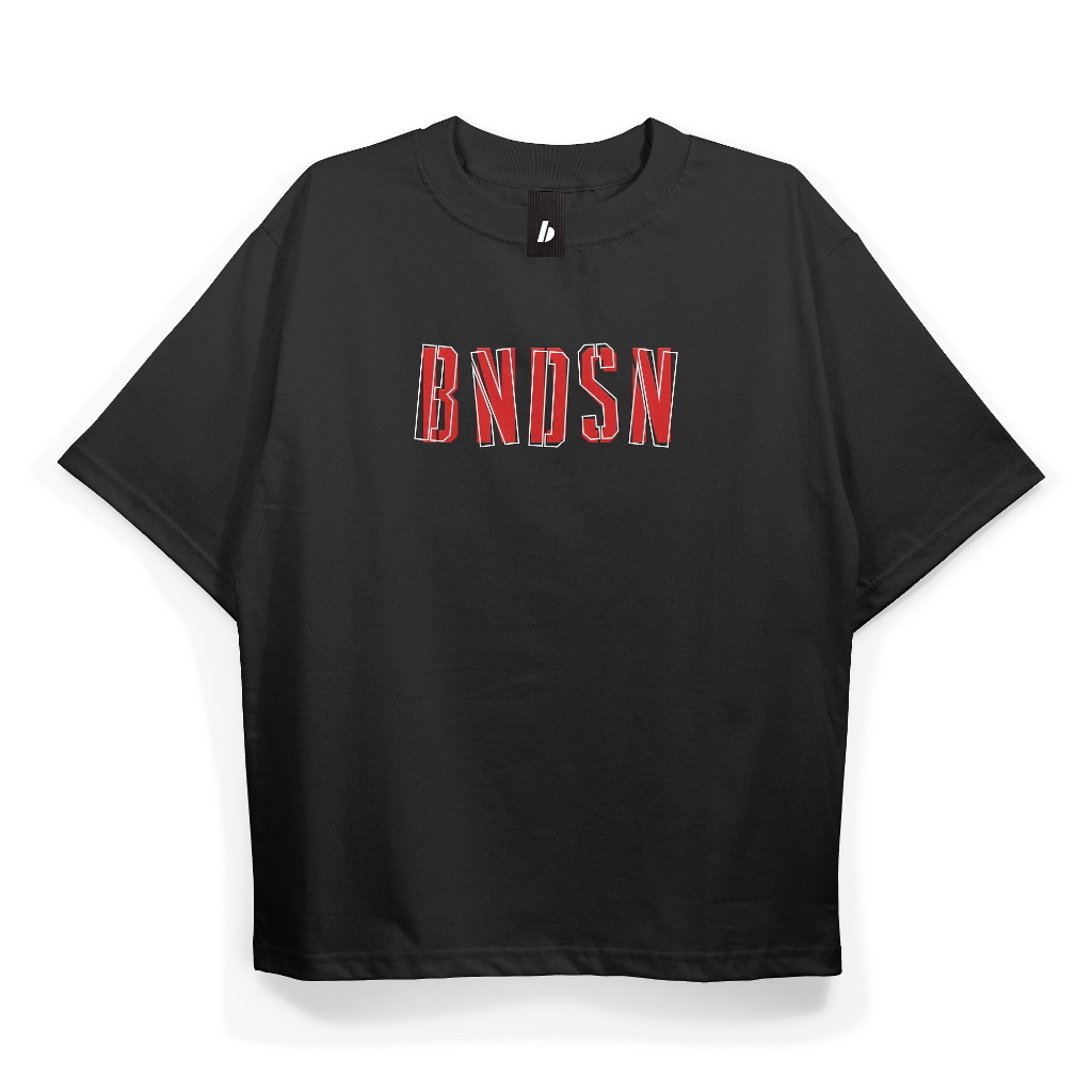 Benidson Oversized Tshirt Glitch Graphic