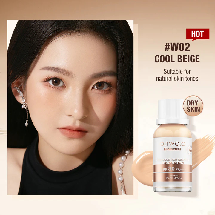 O.TWO.O Luminous Moisturizing Foundation Soft Mist Locking