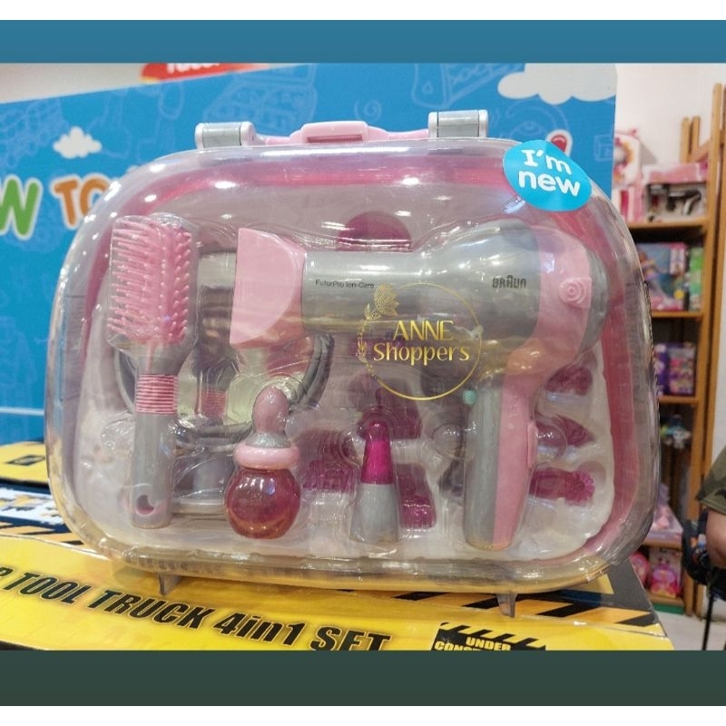 Klein Braun hairdressing case playset