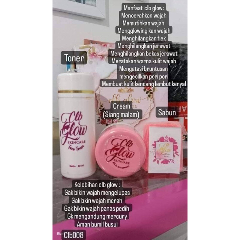 CLB GLOW SKINCARE 3 PAKET