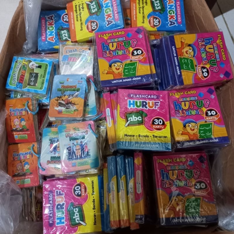 Flash card mainan edukasi
