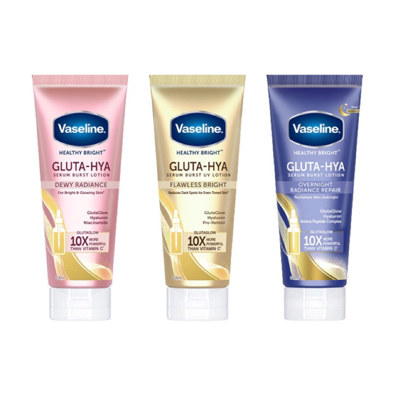 Vaseline Gluta Hya Dewy | Flawless | Overnight