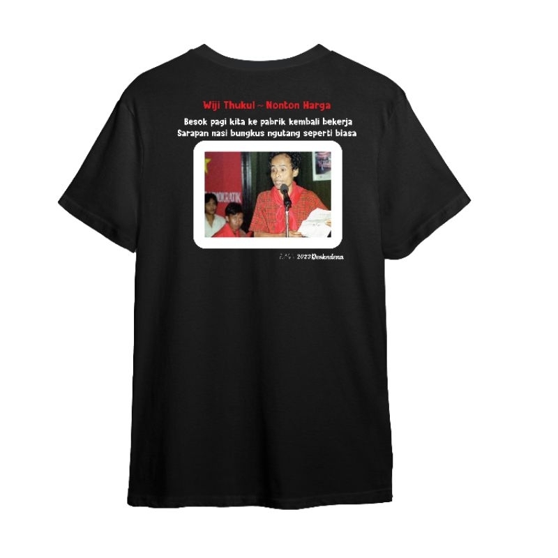 Kaos custom wiji thukul