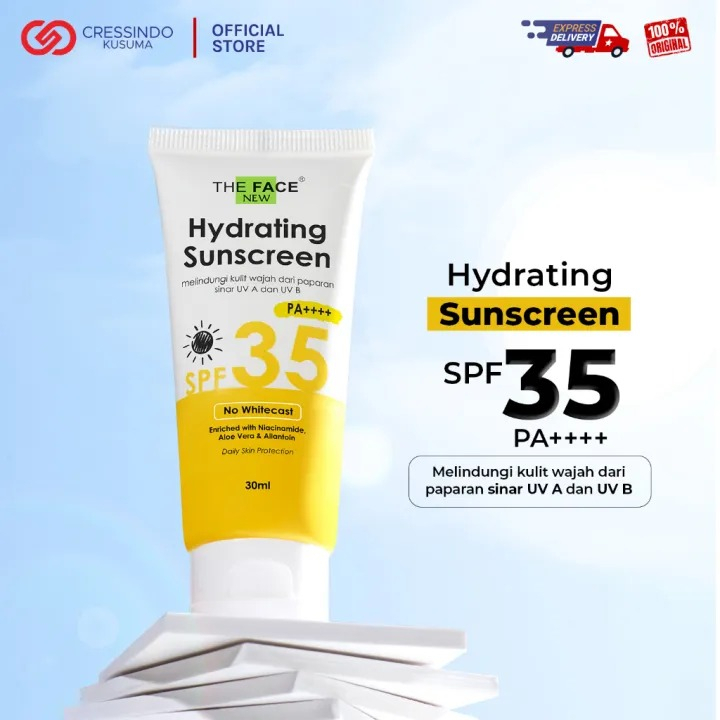 THE FACE HYDRATING SUNSCREEN SPF35 30ml